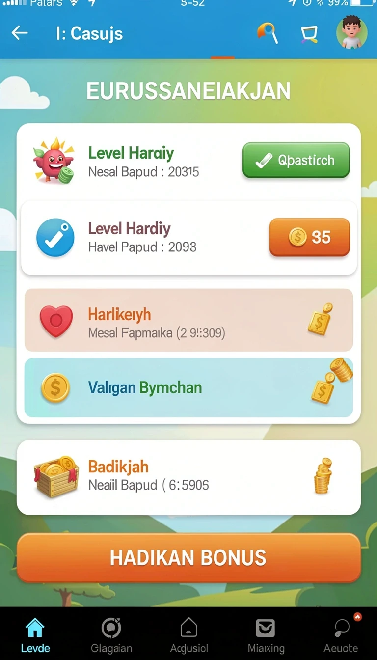Beragam pilihan permainan menarik dalam aplikasi Download 7game APK untuk Android.